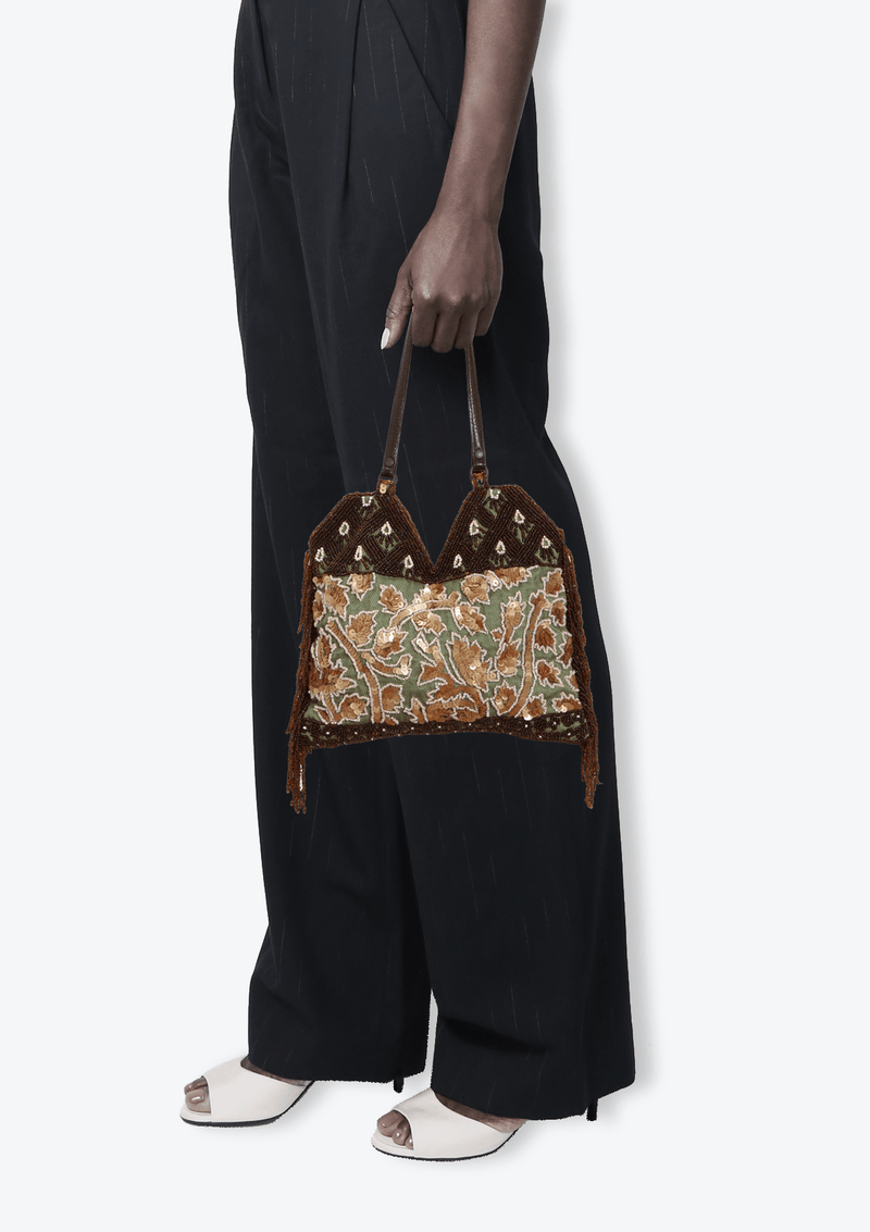 BEADED FRINGE BAG