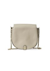 LEATHER FLAP BAG