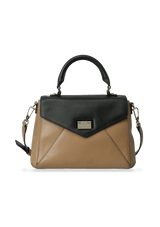 BICOLOR ENVELOPE TOP HANDLE
