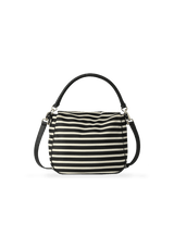 BLACK AND WHITE CROSSBODY