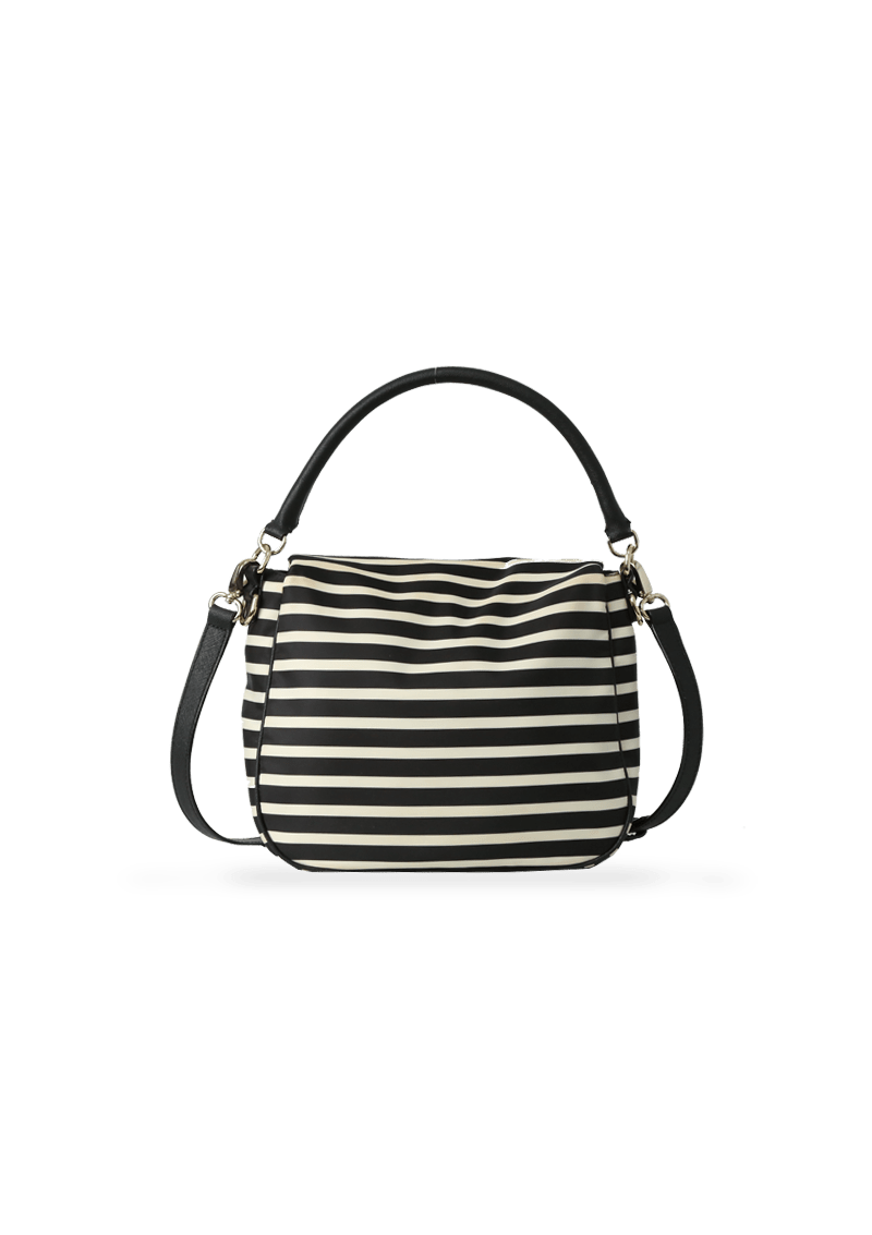 BLACK AND WHITE CROSSBODY