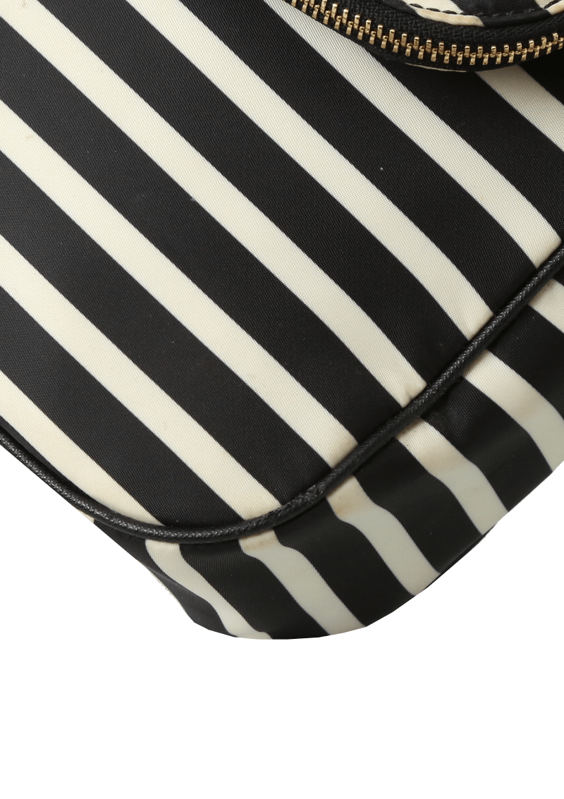 BLACK AND WHITE CROSSBODY