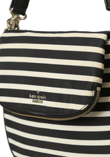 BLACK AND WHITE CROSSBODY