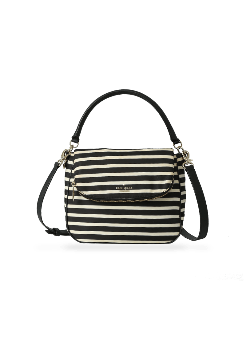 BLACK AND WHITE CROSSBODY