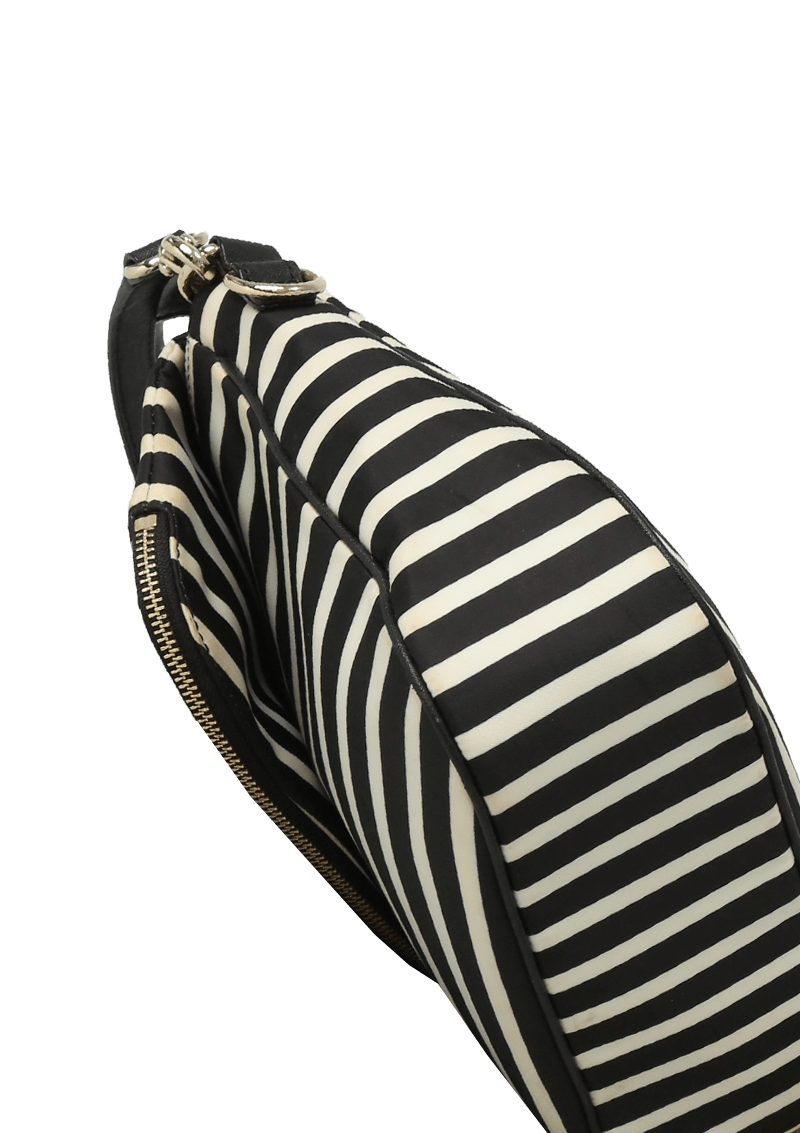 BLACK AND WHITE CROSSBODY