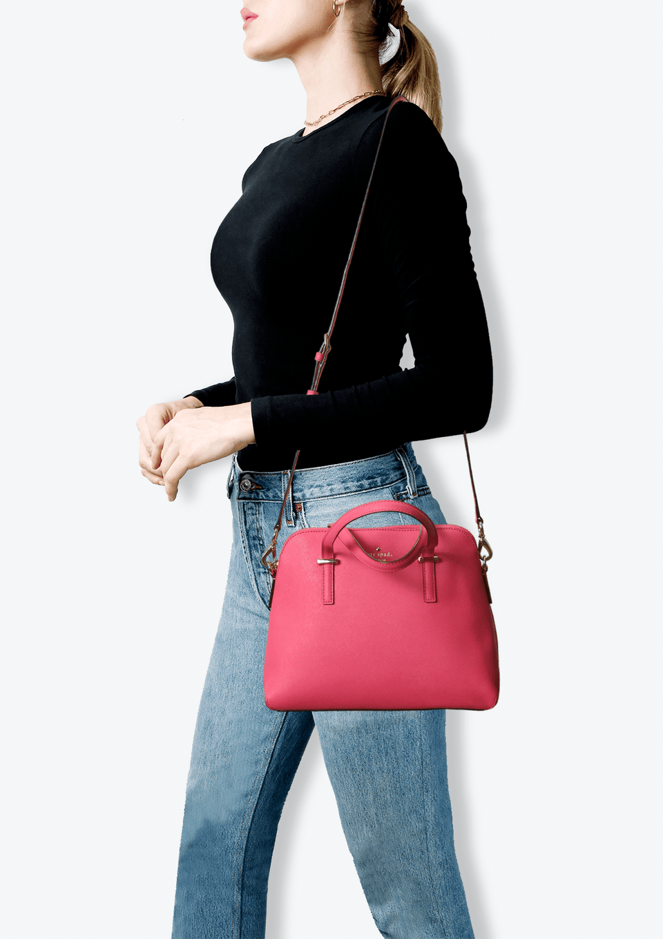 BOLSA KATE SPADE CEDAR STREET MAISE SATCHEL ROSA ORIGINAL – Gringa