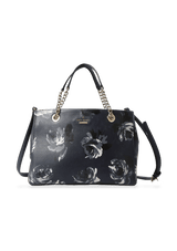 CHAIN LINK PRINTED TOTE