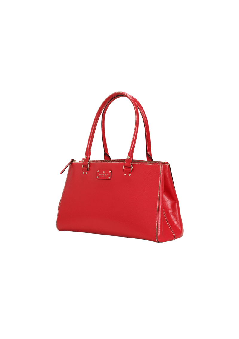 DOUBLE ZIP TOTE BAG