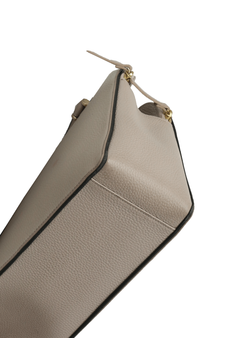 FRONT ZIP HANDLE BAG