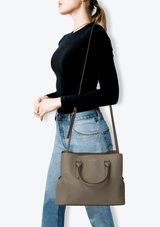 GRAINED LEATHER BAG