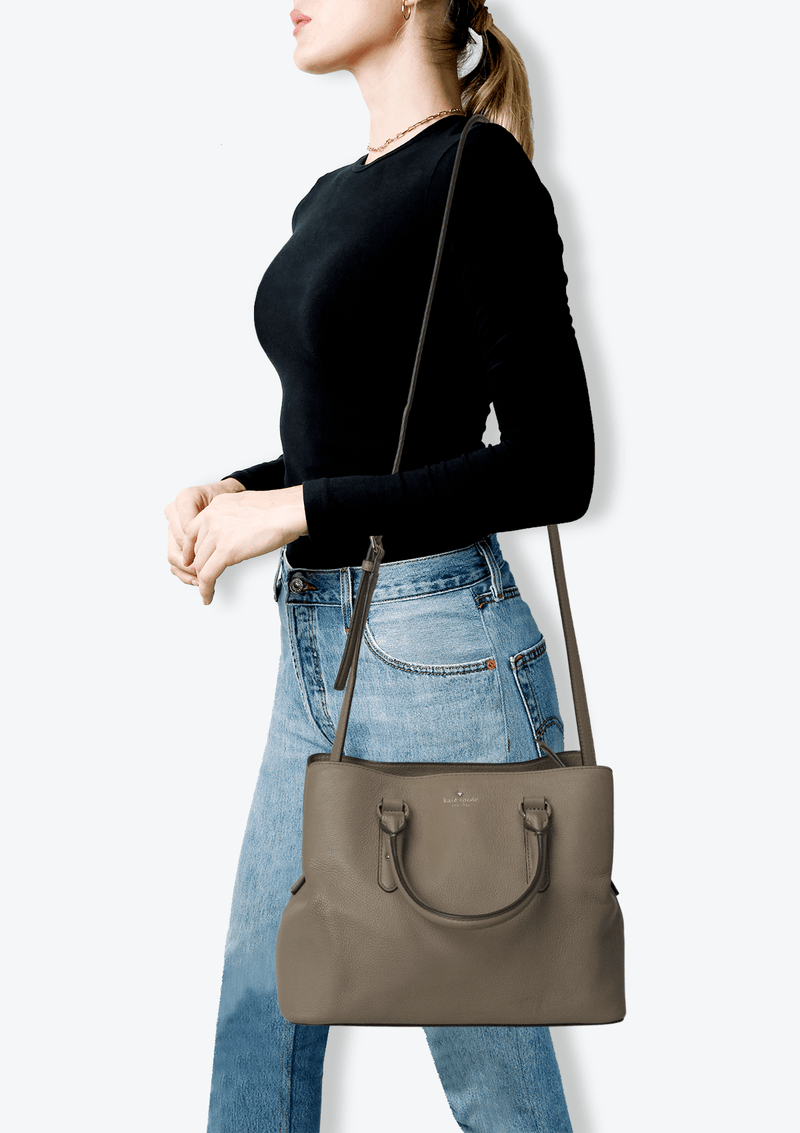 GRAINED LEATHER BAG