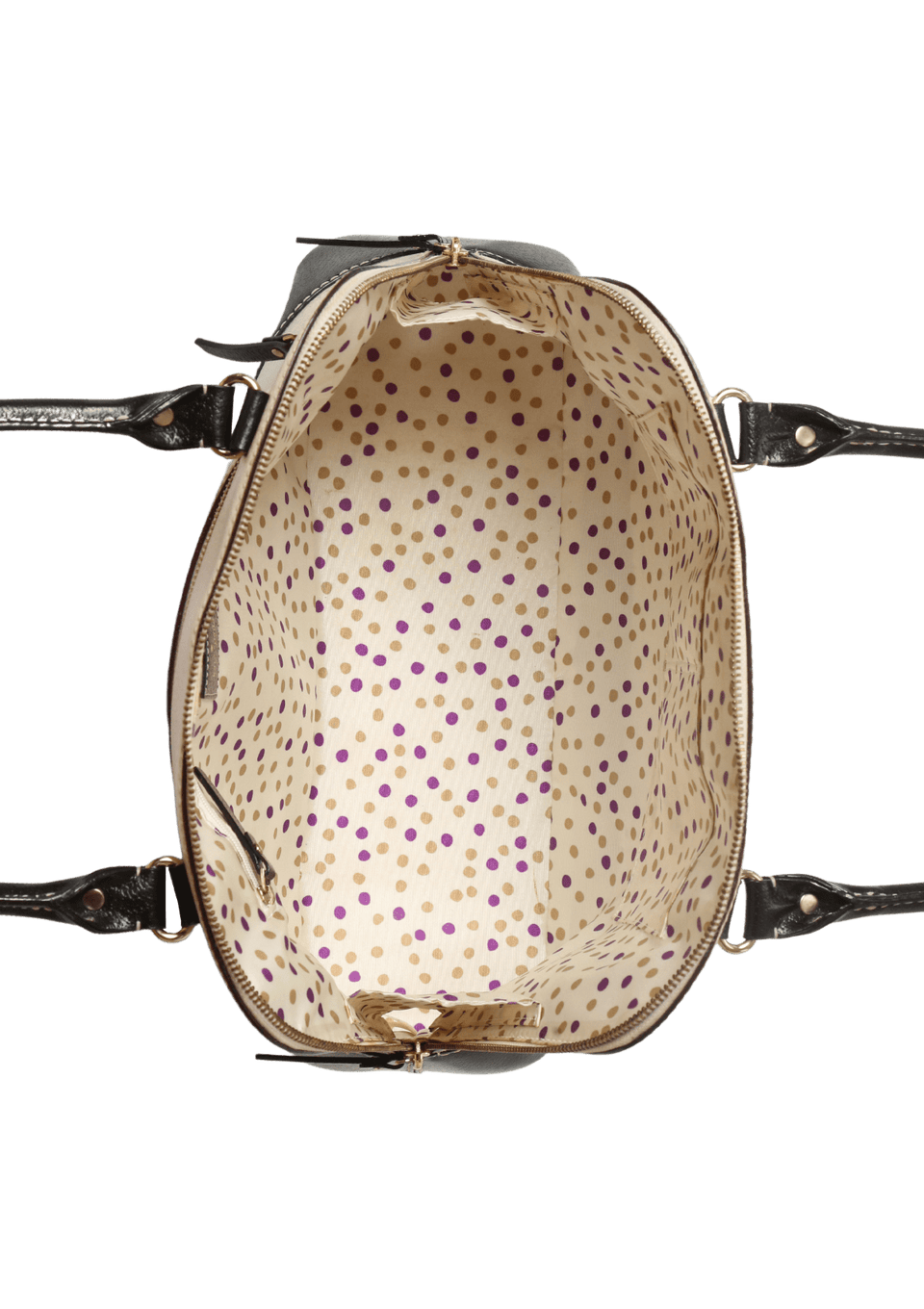 LEATHER BICOLOR BAG