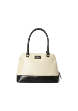LEATHER BICOLOR BAG