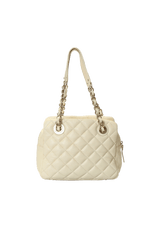 LEATHER CHAIN-LINK BAG