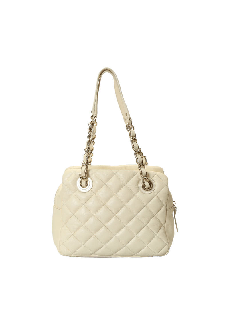 LEATHER CHAIN-LINK BAG