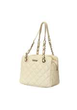 LEATHER CHAIN-LINK BAG