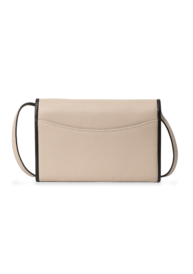 LEATHER FLAP CROSSBODY