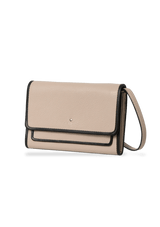 LEATHER FLAP CROSSBODY