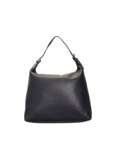 LEATHER FLAP SHOULDER BAG