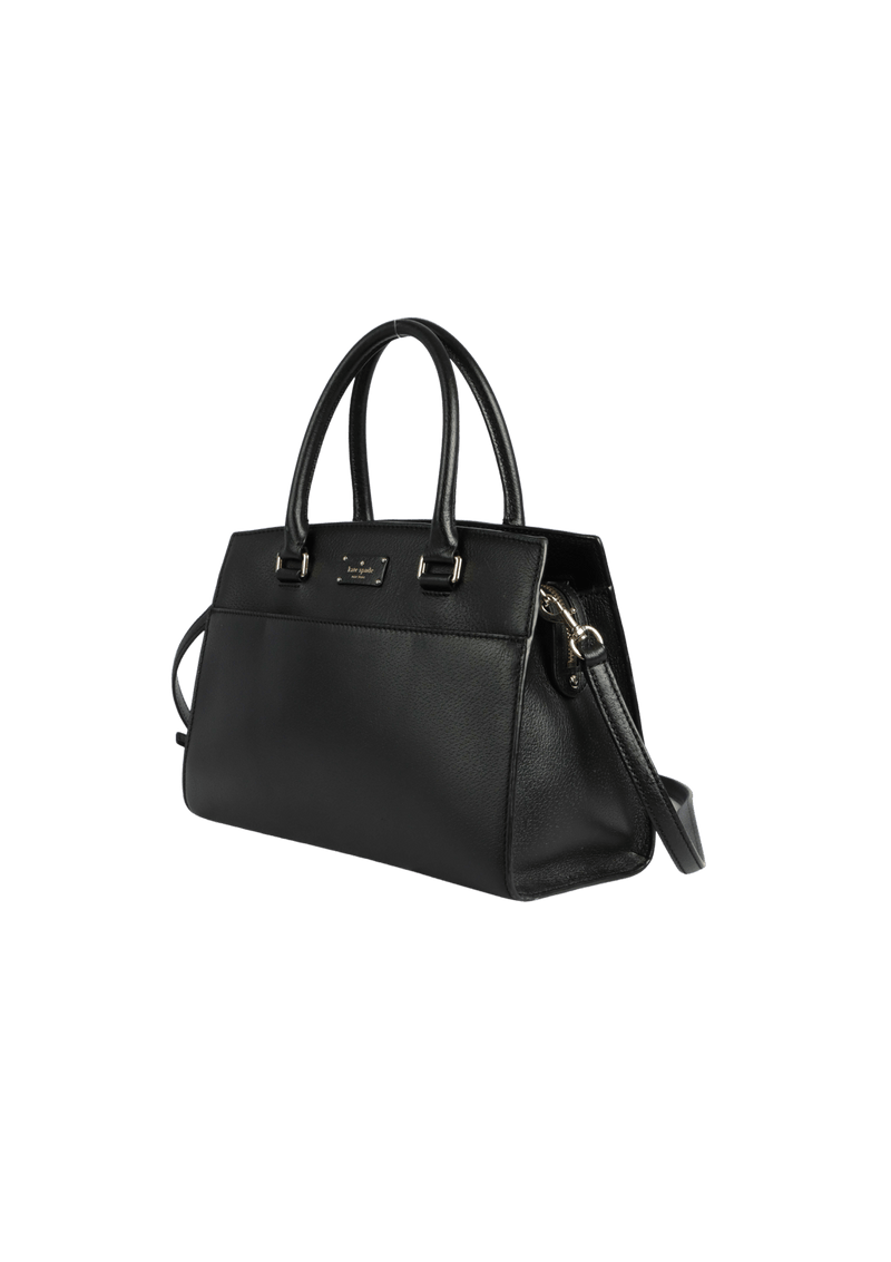 LEATHER SATCHEL BAG