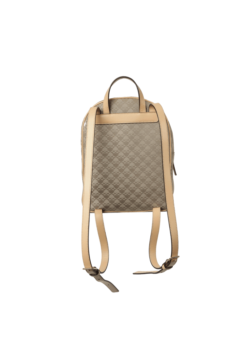 LEATHER-TRIMMED BACKPACK