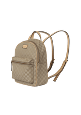 LEATHER-TRIMMED BACKPACK