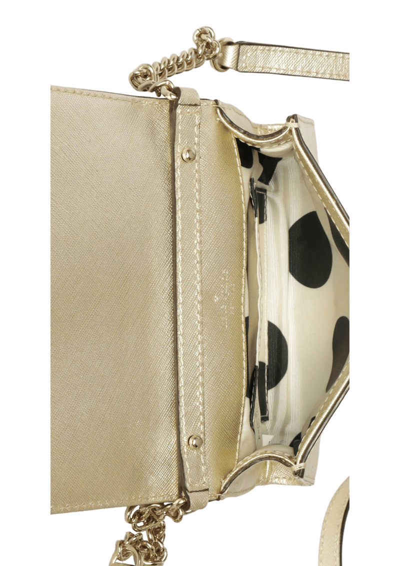 METALLIC CROSSBODY BAG