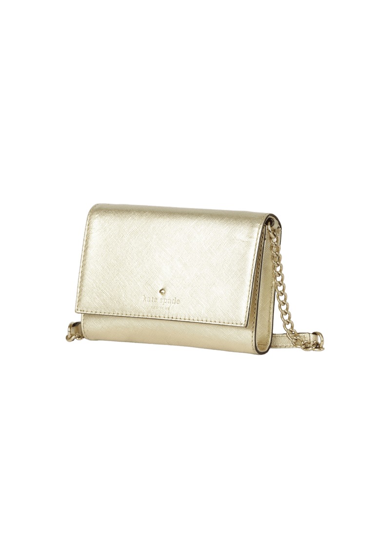 METALLIC CROSSBODY BAG