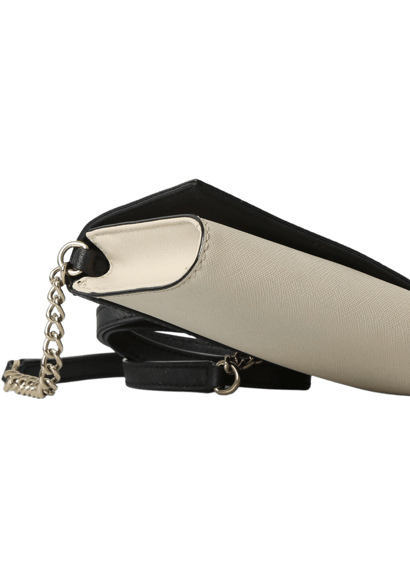 SAFFIANO FLAP CROSSBODY