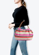 STRIPED TOTE