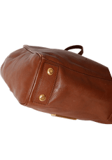 LARGE LEATHER SATCHEL