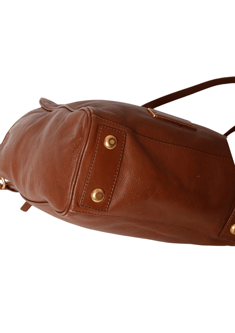 LARGE LEATHER SATCHEL