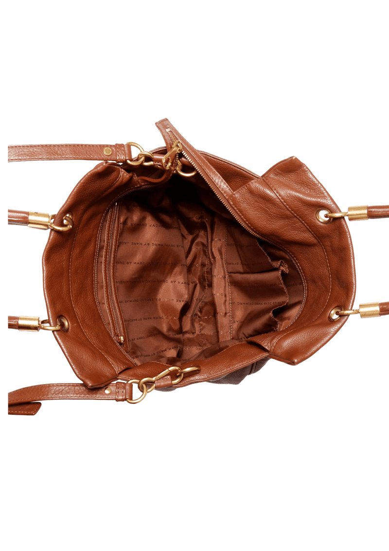 LARGE LEATHER SATCHEL