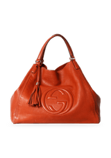 BOLSA LARGE SOHO TOTE GUCCI LARANJA ORIGINAL