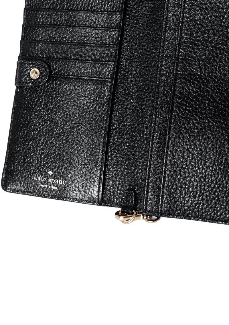 LEATHER FLAP WALLET