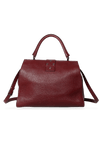 LEATHER GROMMET SATCHEL