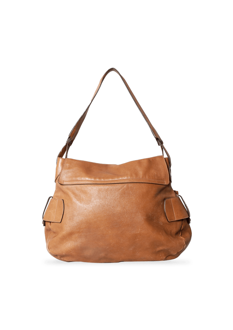 LEATHER HOBO BAG