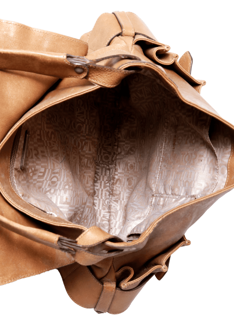 LEATHER HOBO BAG