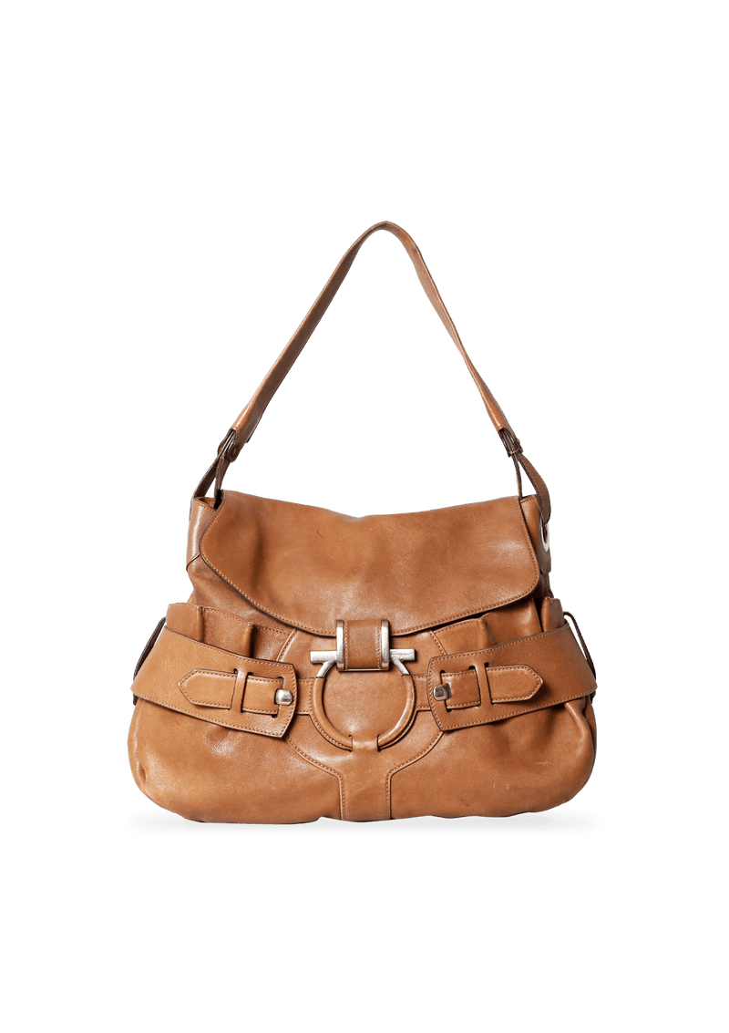 LEATHER HOBO BAG