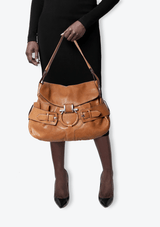 LEATHER HOBO BAG