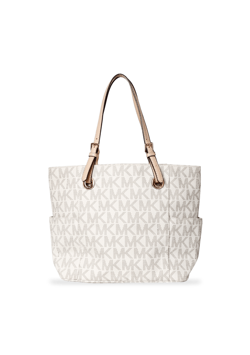 LOGO JET SET TOTE MICHAEL KORS  BRANCA ORIGINAL