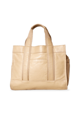 LOGO LEATHER TOTE