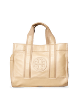 LOGO LEATHER TOTE