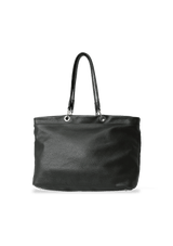 GRAINED LEATHER TOTE