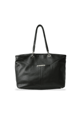 GRAINED LEATHER TOTE