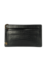 CROCO WRISTLET CLUTCH