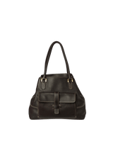 GLOBE LEATHER TOTE