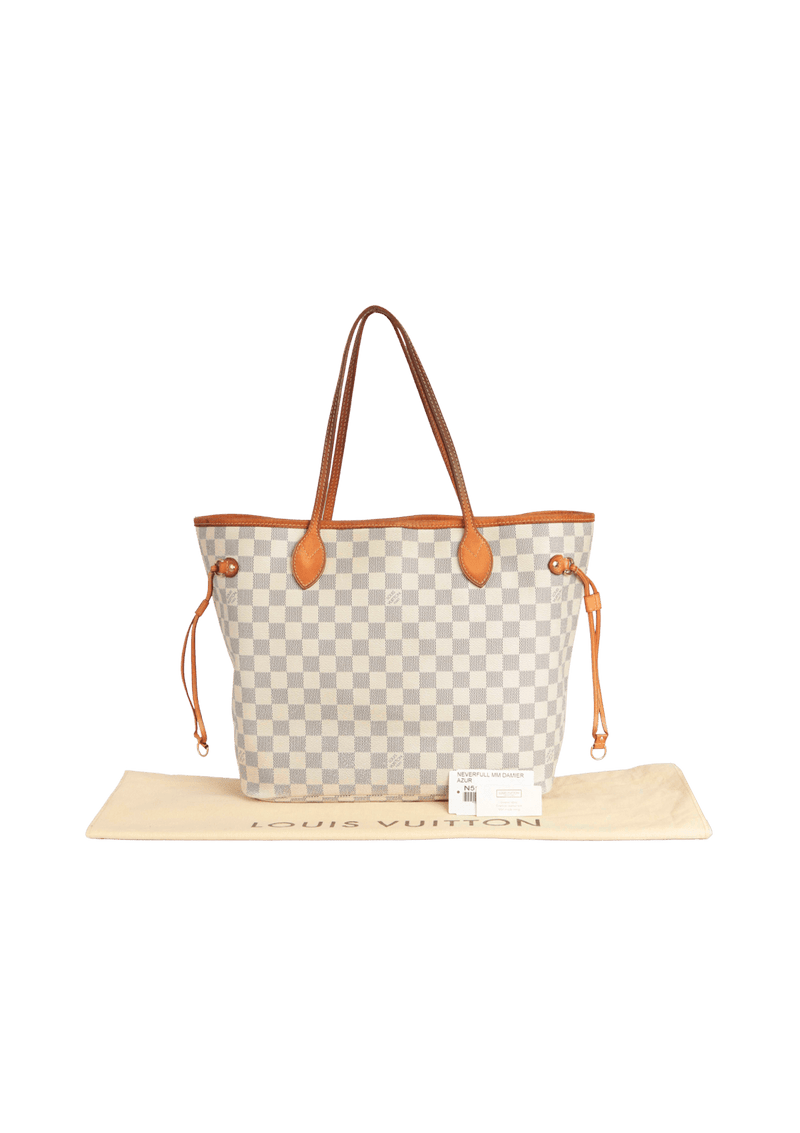 DAMIER AZUR NEVERFULL MM