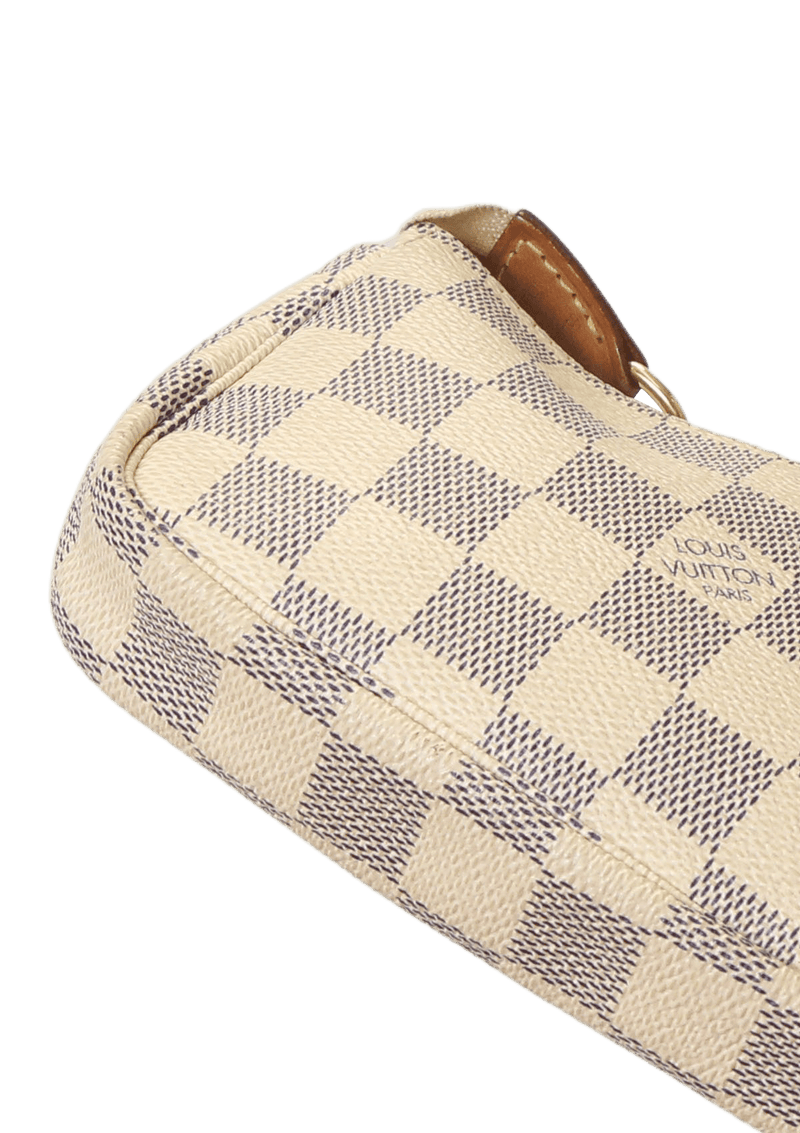 DAMIER AZUR POCHETTE ACCESSOIRES MINI