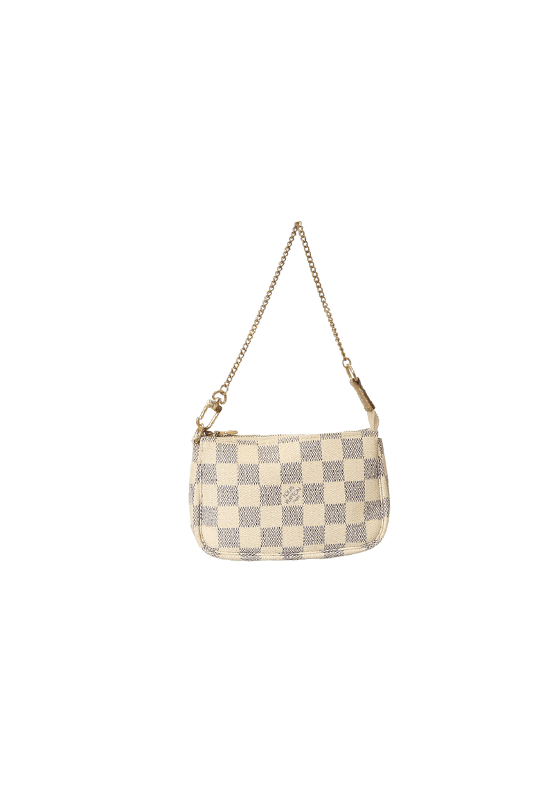 DAMIER AZUR POCHETTE ACCESSOIRES MINI